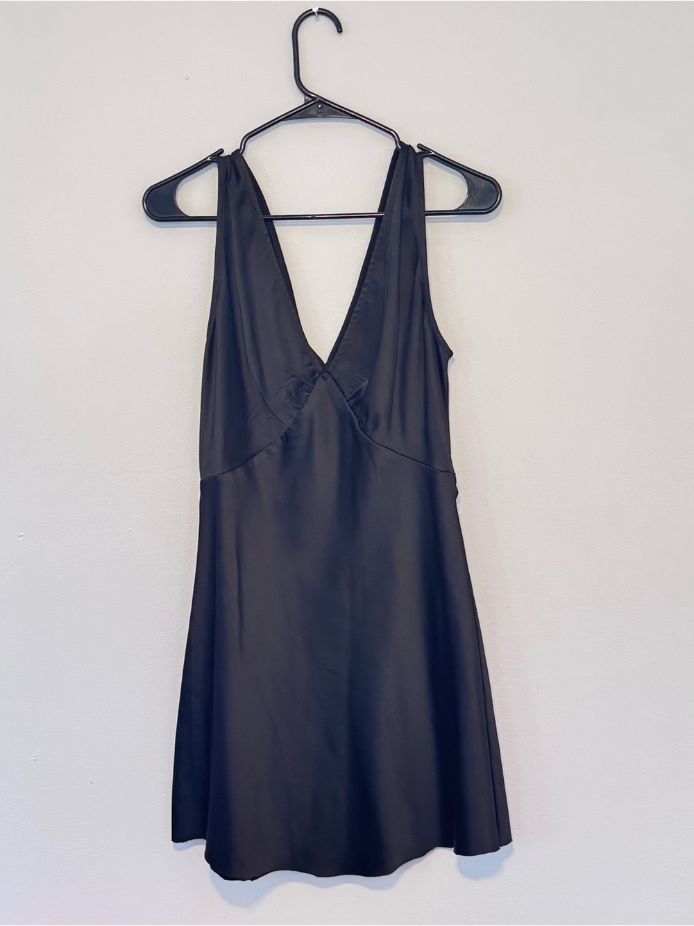 Peppermayo Black V-Neck Mini Dress